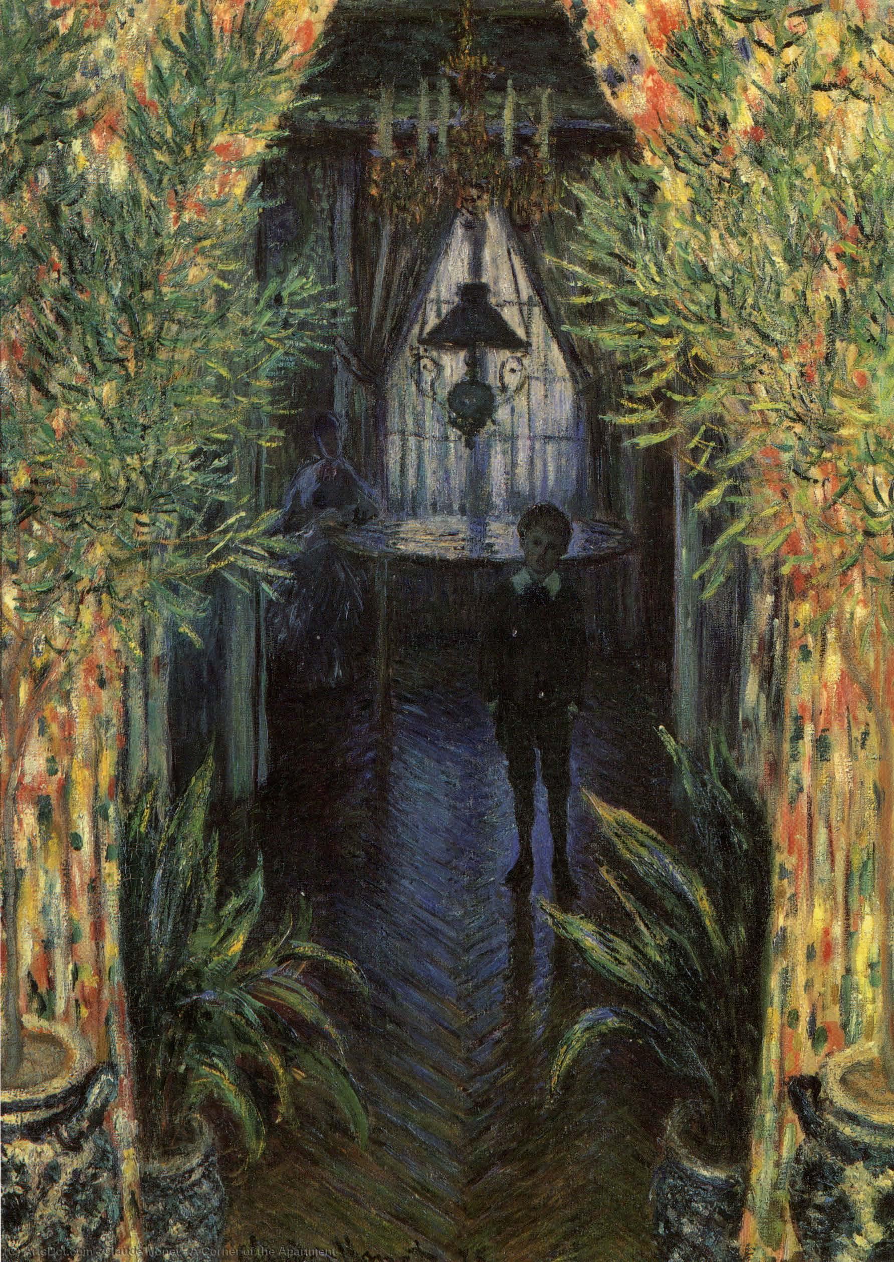 A Corner Of The Apartment — Claude Monet