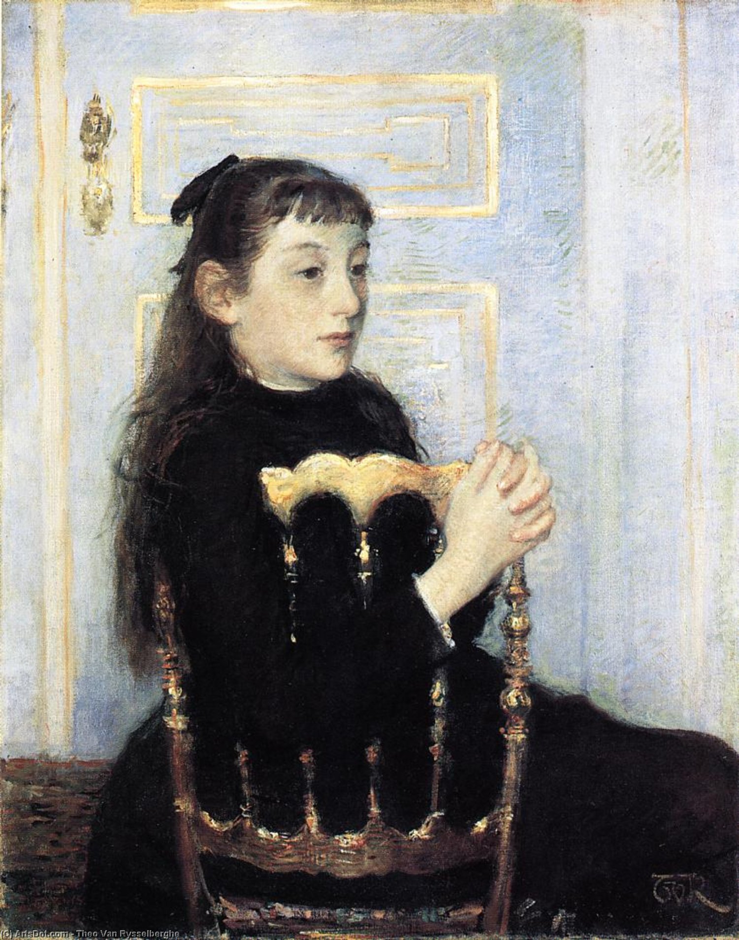 Portrait Of Camille Van Mons — Theo Van Rysselberghe