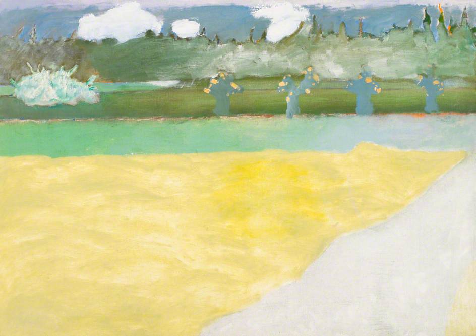 Landscape With White Clouds — Henry Inlander