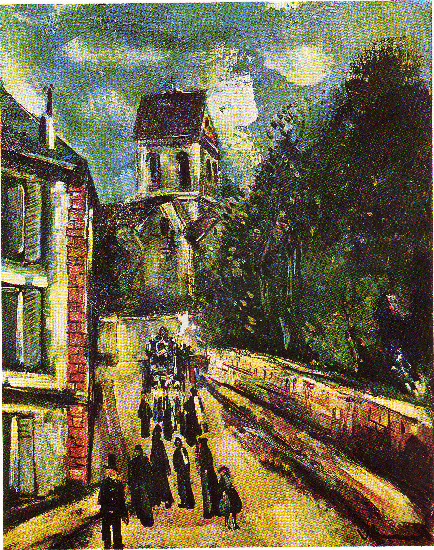 The Church Of Auvers-sur-oise (homage To Van Gogh) — Maurice De Vlaminck