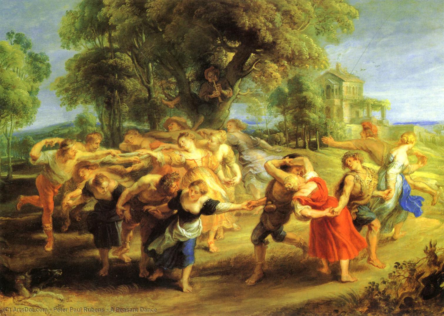 A Peasant Dance — Рубенс