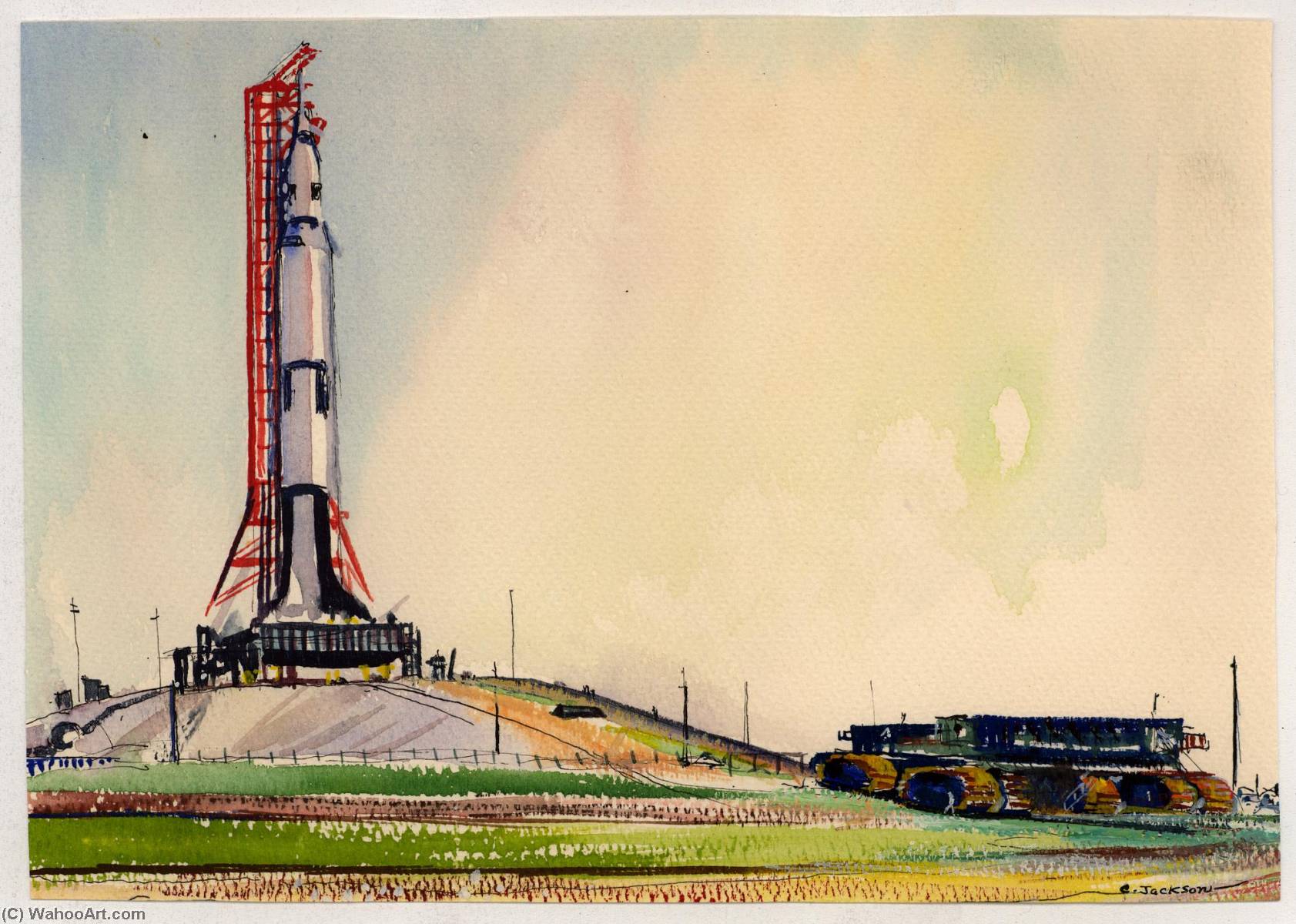 The Saturn V And The Crawler — Chrystal Jackson