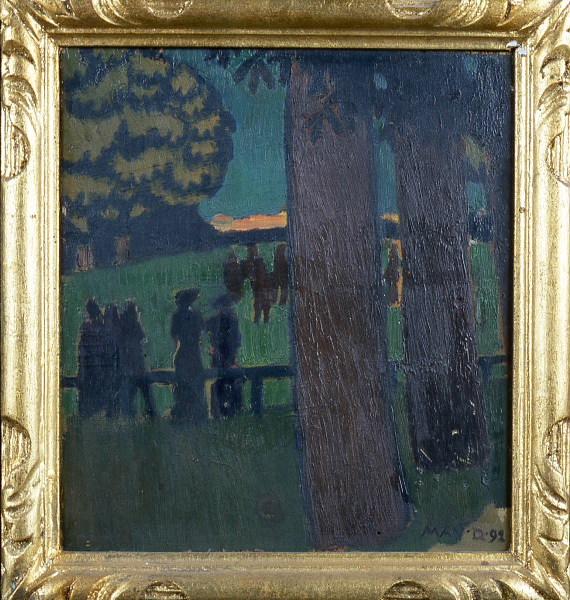 Terrasse De Saint Germain En Laye (vue Du Parterre, Effet De Contre Jour) — Denis Maurice