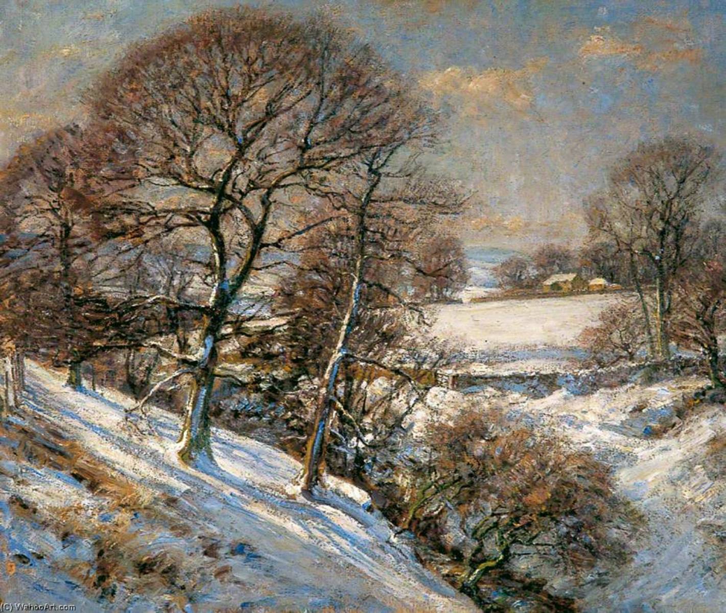 Winter In Wharfedale — Herbert F Royle