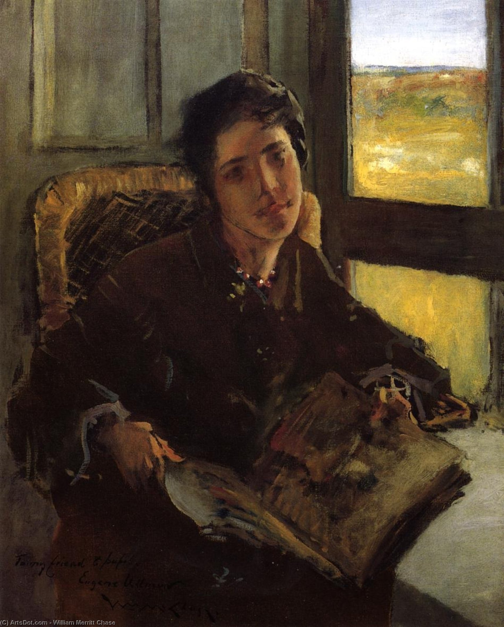 Alice Dieudonne Chase Shinnecock Hills — William Merritt Chase
