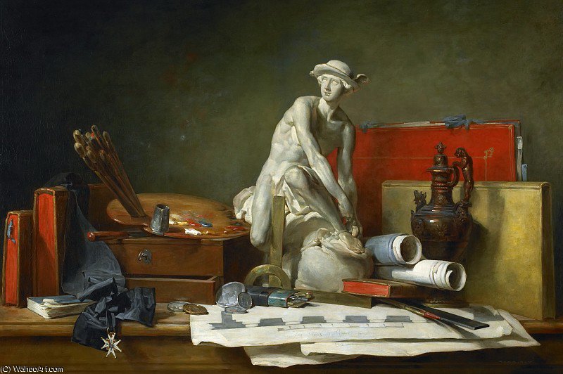 The Attributes Of The Arts And The Rewards Which Are Accorded Them — Jean-baptiste-siméon Chardin