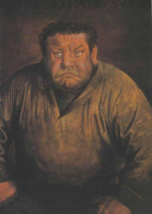 Portrait Of The Actor Heinrich George — Otto Dix