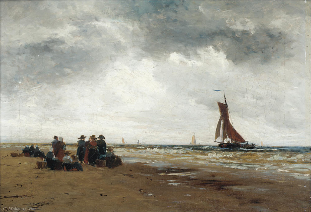 On The Dutch Coast — Thomas Bush Hardy