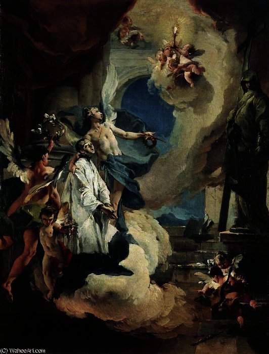 Saint Aloysius Gonzaga In Glory — Giambattista Tiepolo
