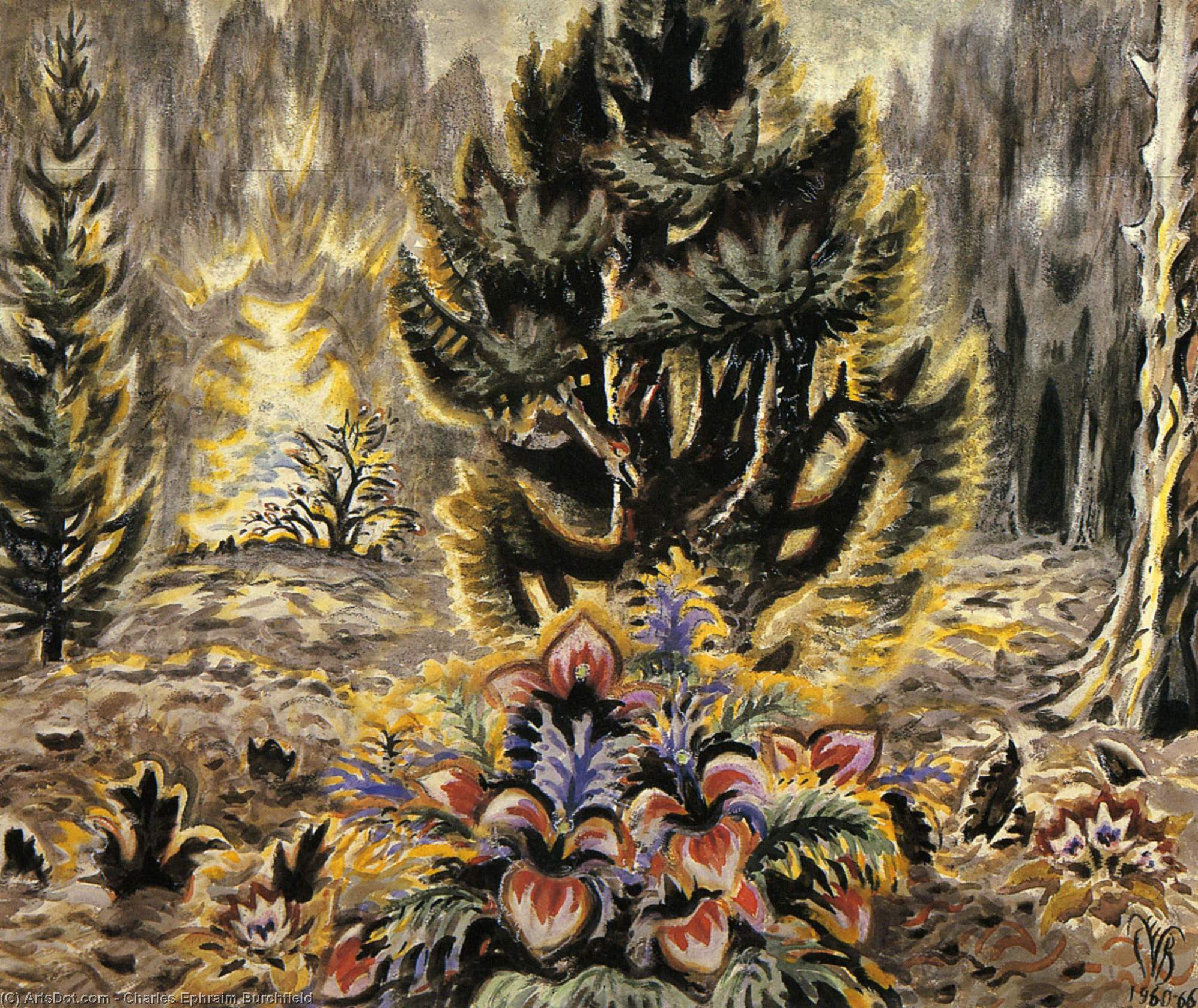 Dream Of A Fantasy Flower — Charles Burchfield