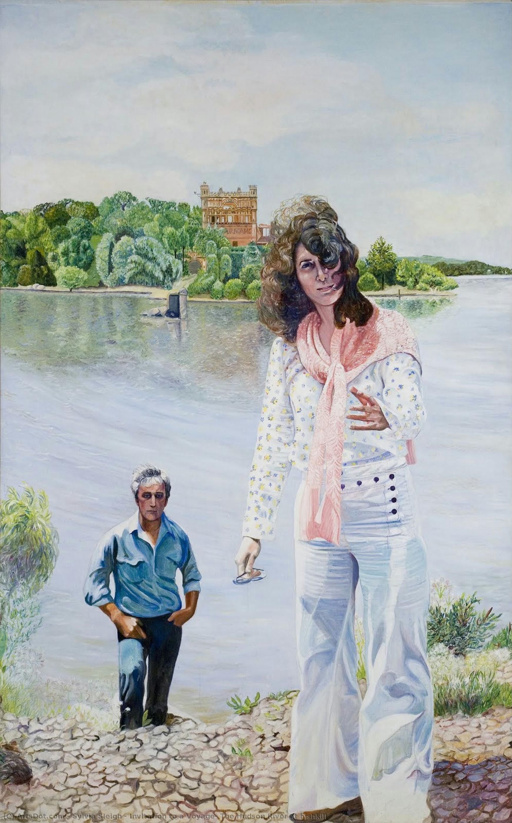 Invitation To A Voyage: The Hudson River At Fishkill — Sylvia Sleigh