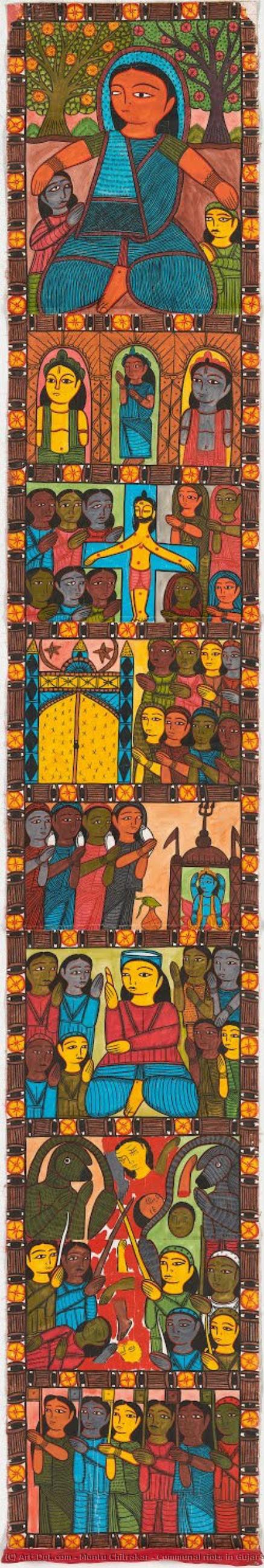 Communal Riots In Gujarat - Children Of One Mother — Montu Chitrakar