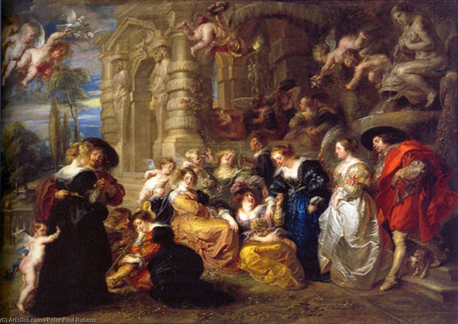 Love Garden — Peter Paul Rubens