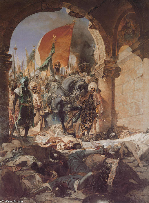Entry Of Mahomet Ii Into Constantinople — Jean-joseph Benjamin-constant