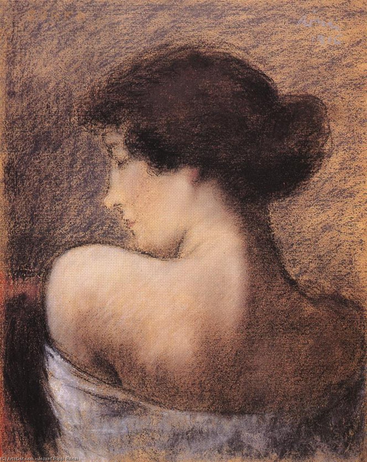 Profile Of A Woman (also Known As Zorka) — József Rippl-rónai