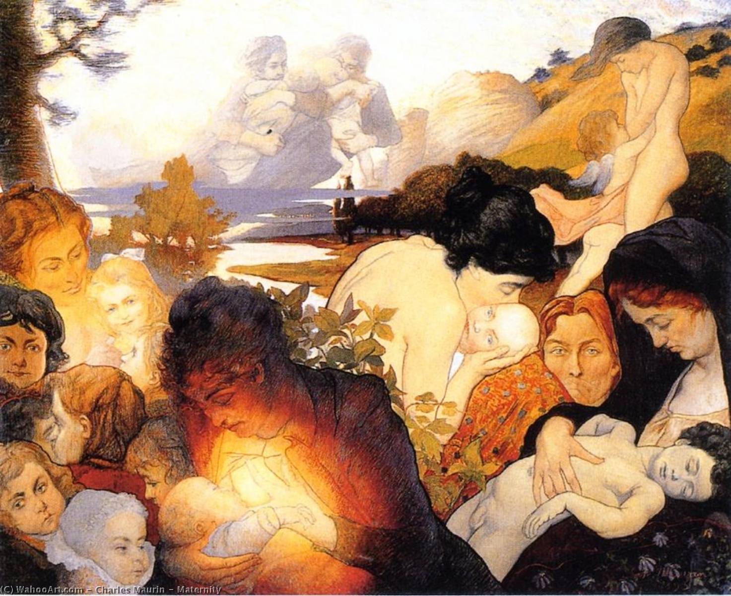 Maternity — Charles Maurin