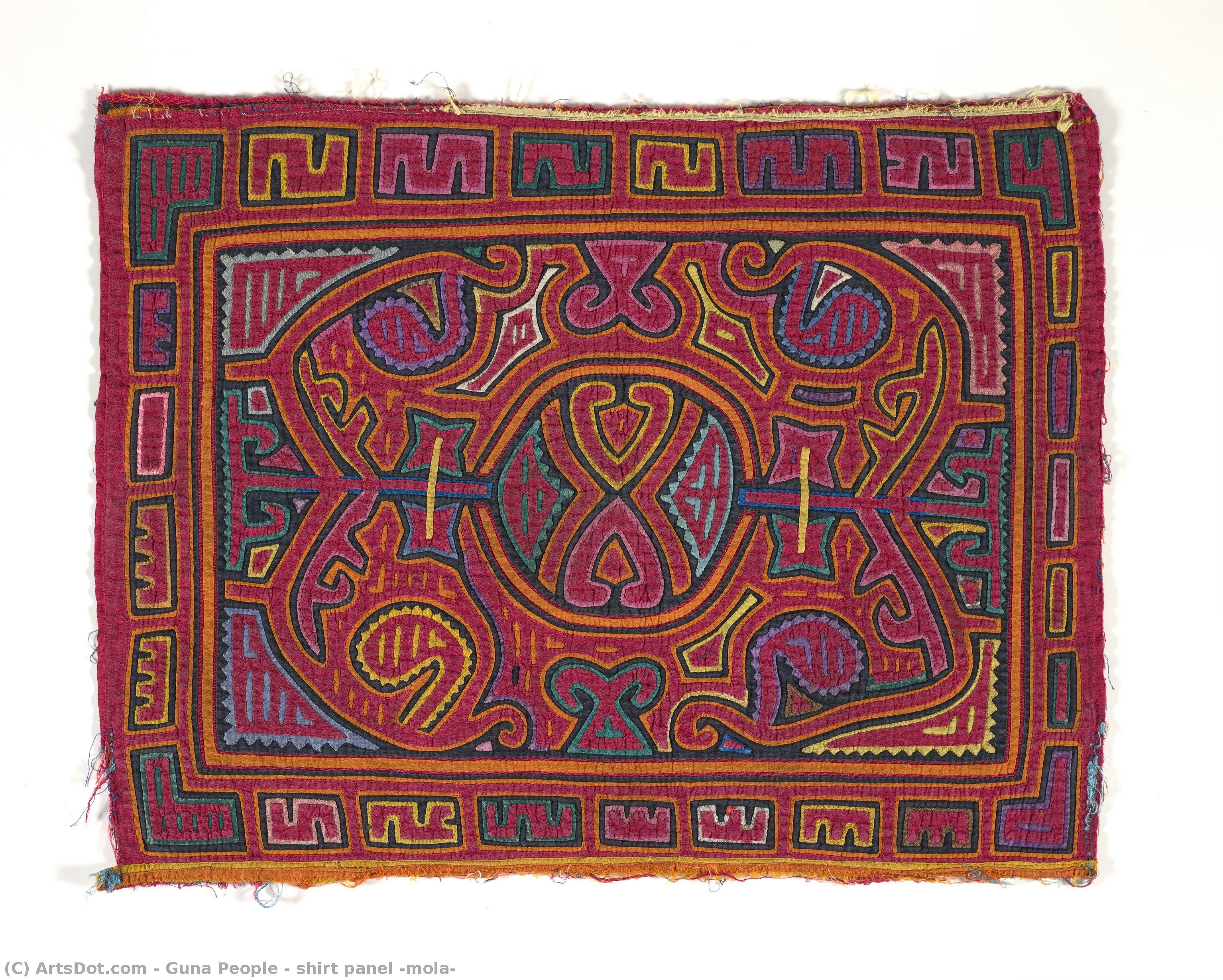 Shirt Panel (mola) — Guna People