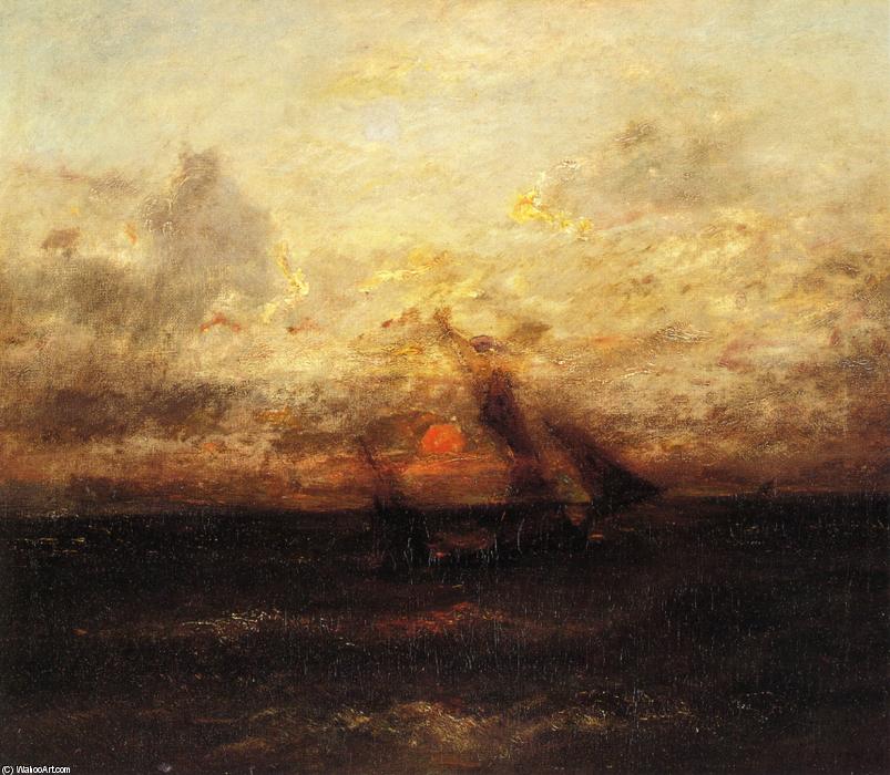 Fishing Boat In Stormy Seas — Jules Dupré