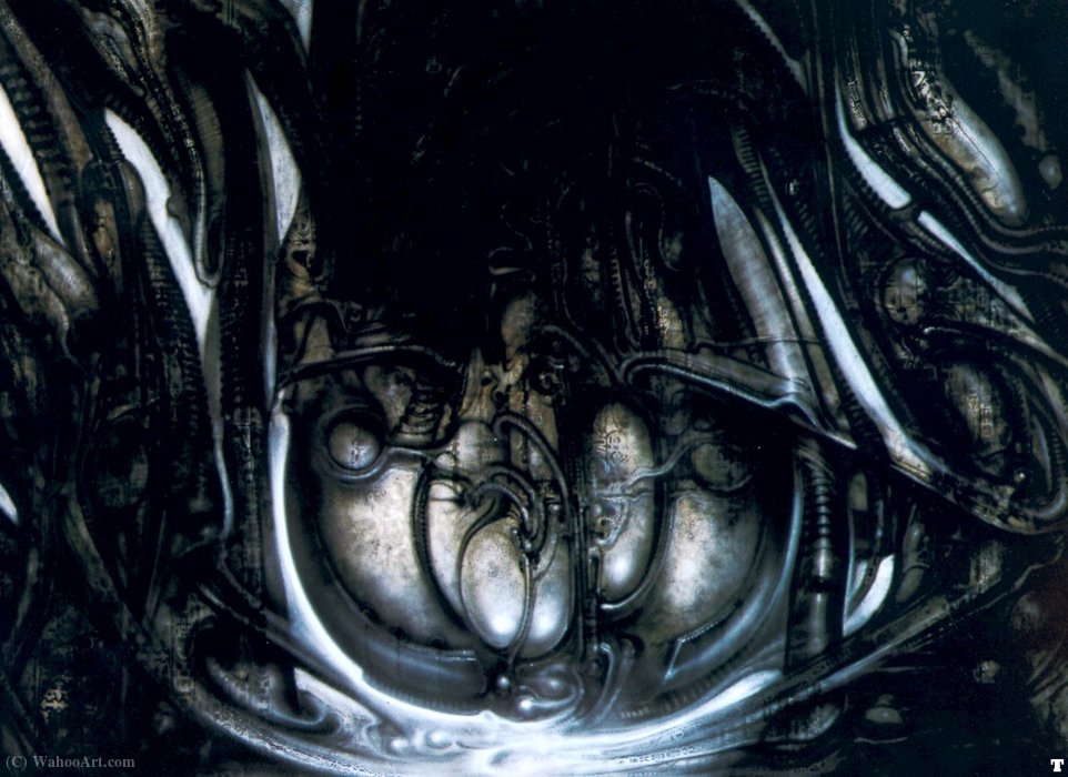 Hr Giger Biomechanicallandscape Sack — H.r. Giger