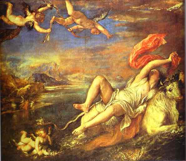 The Rape Of Europe — Тициан