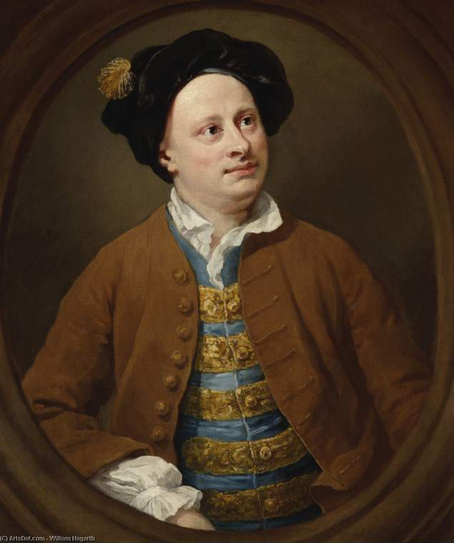 Portrait Of Richard James Of The Middle Temple — Вилијам Хогарш