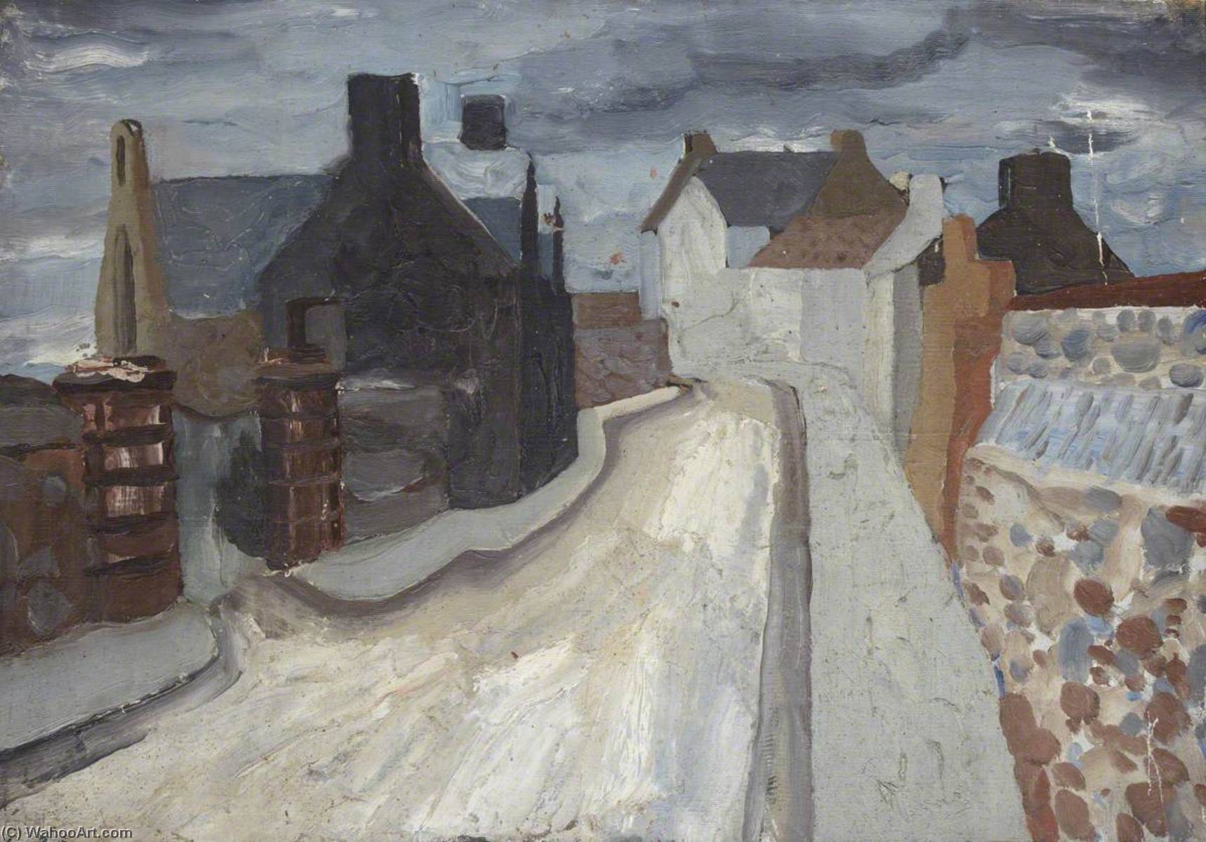Restalrig Village, Edinburgh — Sir William George Gillies