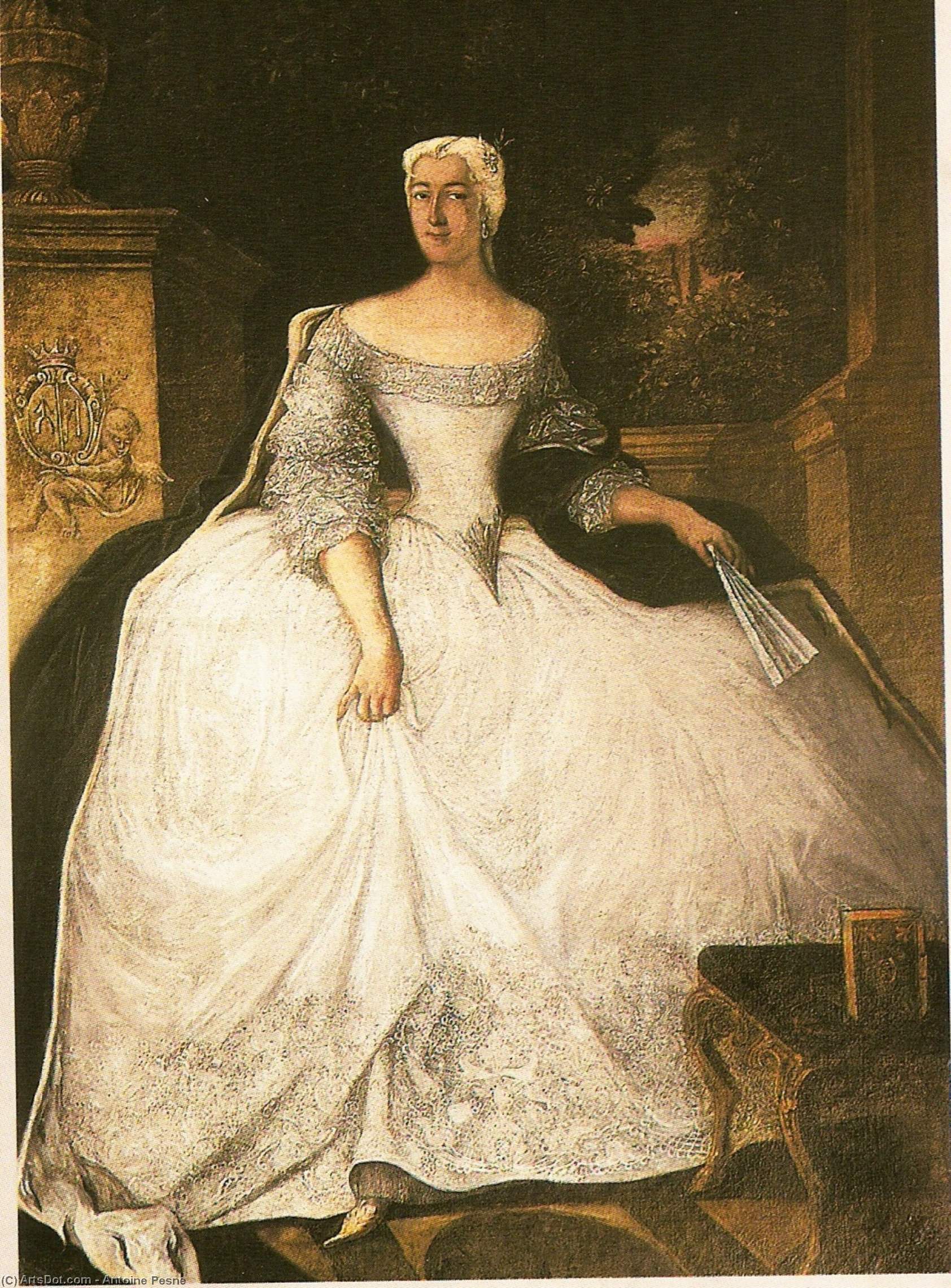 Portrait Of Teofila Dzia.y.ska — Antoine Pesne