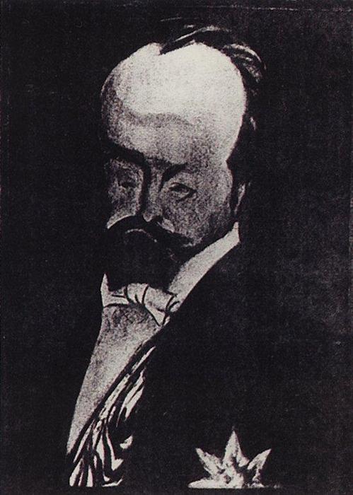 Finance Minister V.n. Kokovtsoff — Boris Mikhailovich Kustodiev