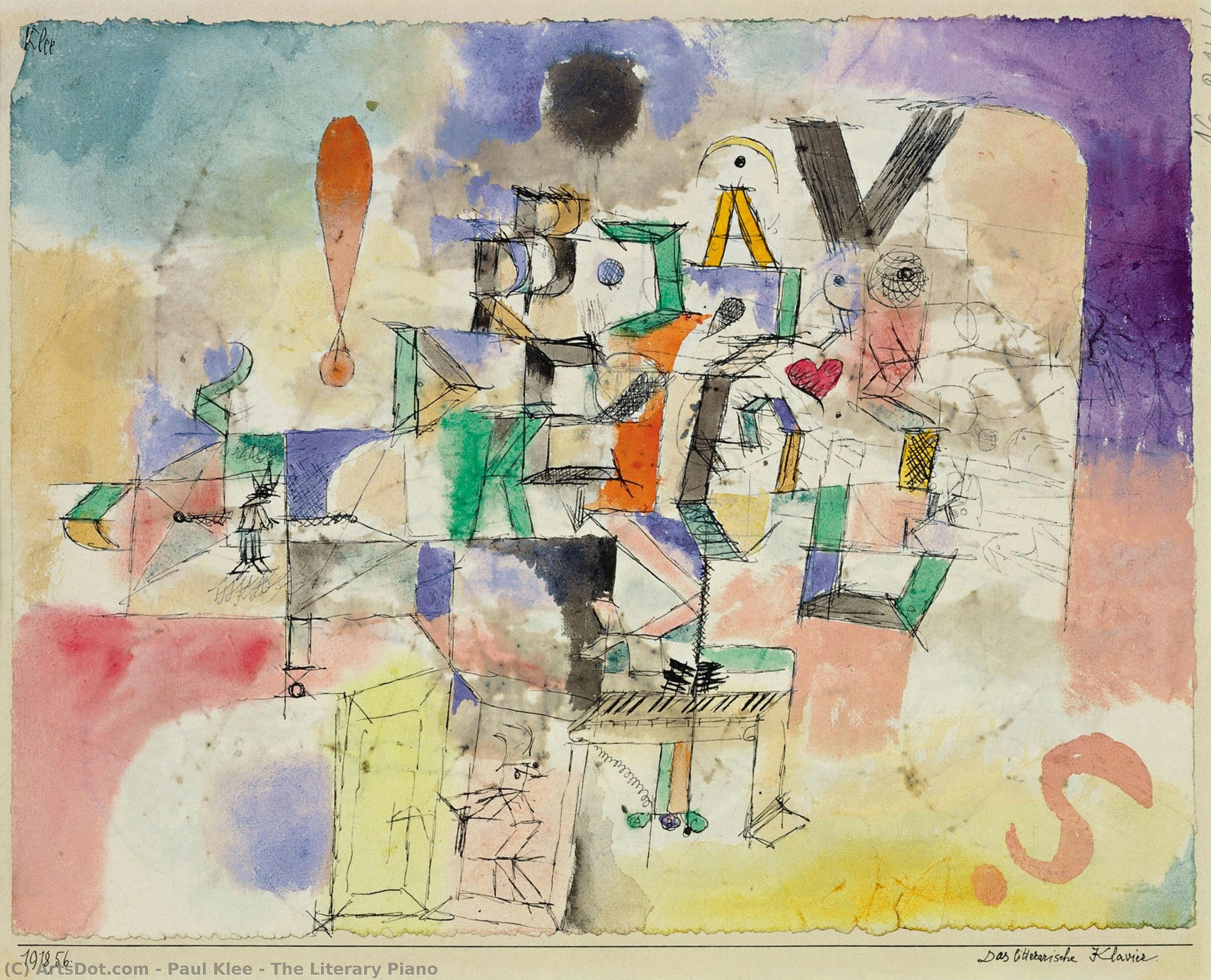 The Literary Piano — Paul Klee
