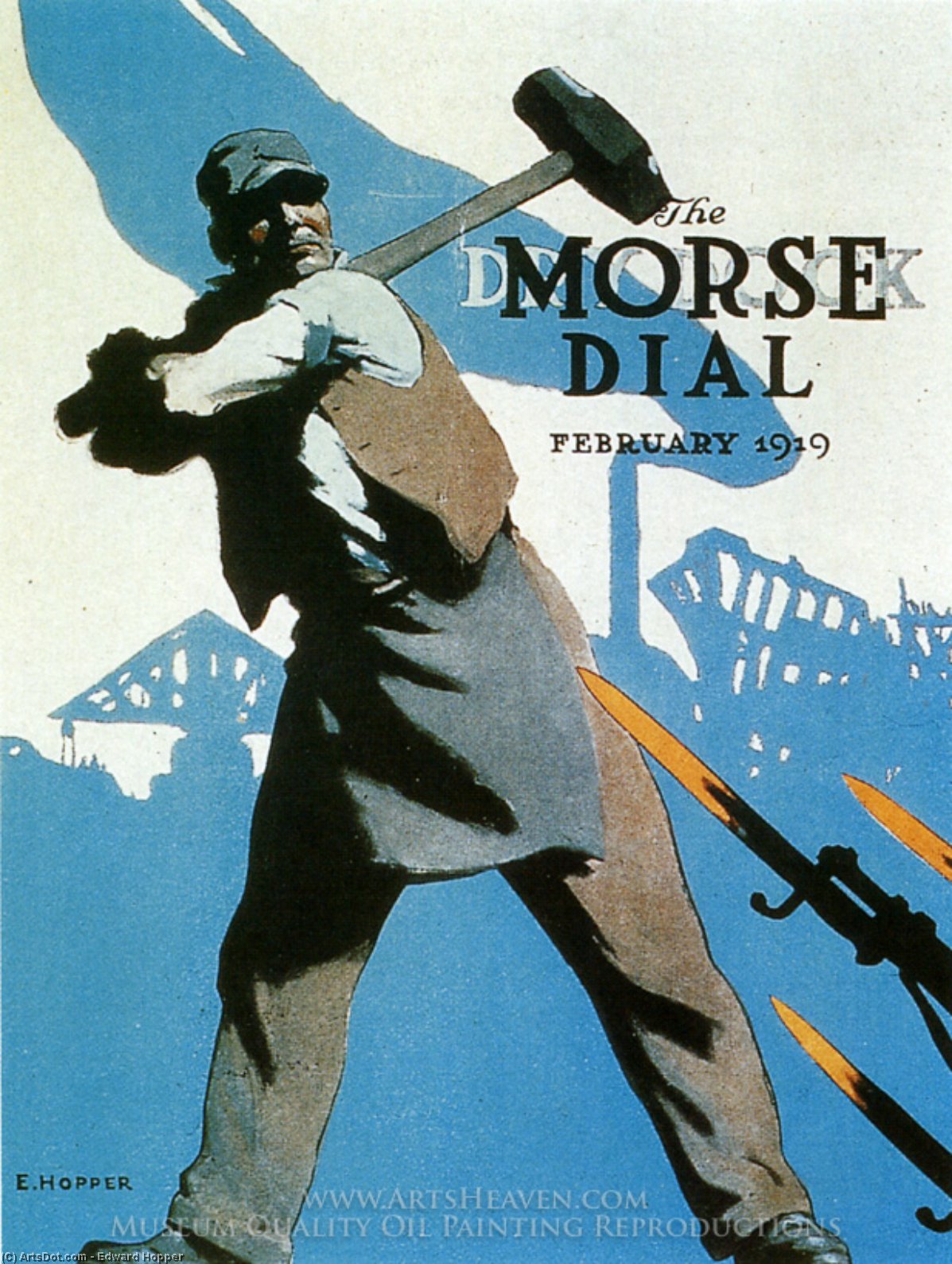 Prizewinning World War I Patriotic Poster — Edward Hopper