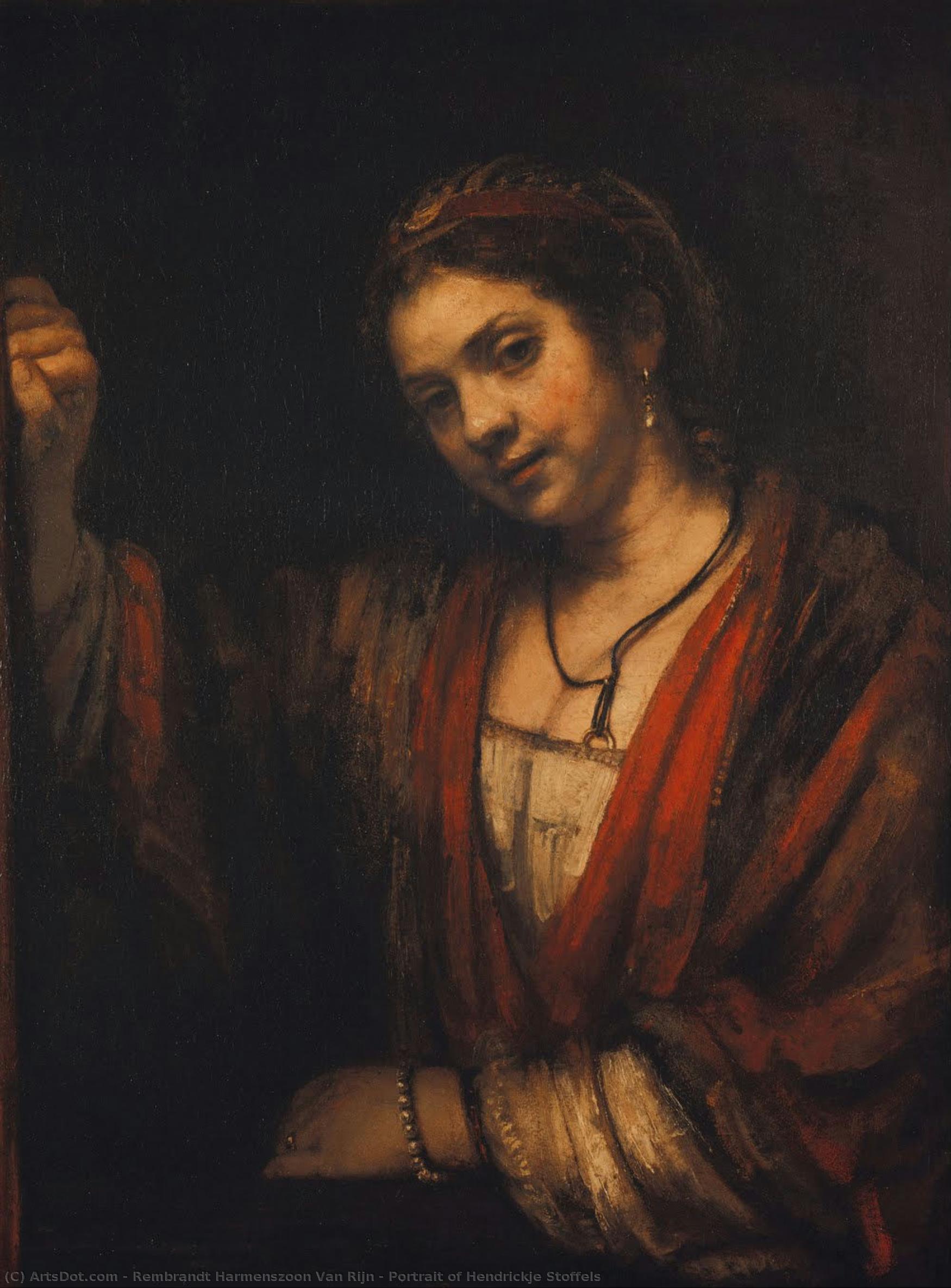 Portrait Of Hendrickje Stoffels — Рембрант