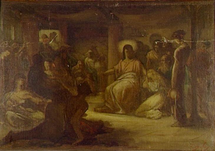Le Christ Et La Madeleine — Eugène Anatole Carrière