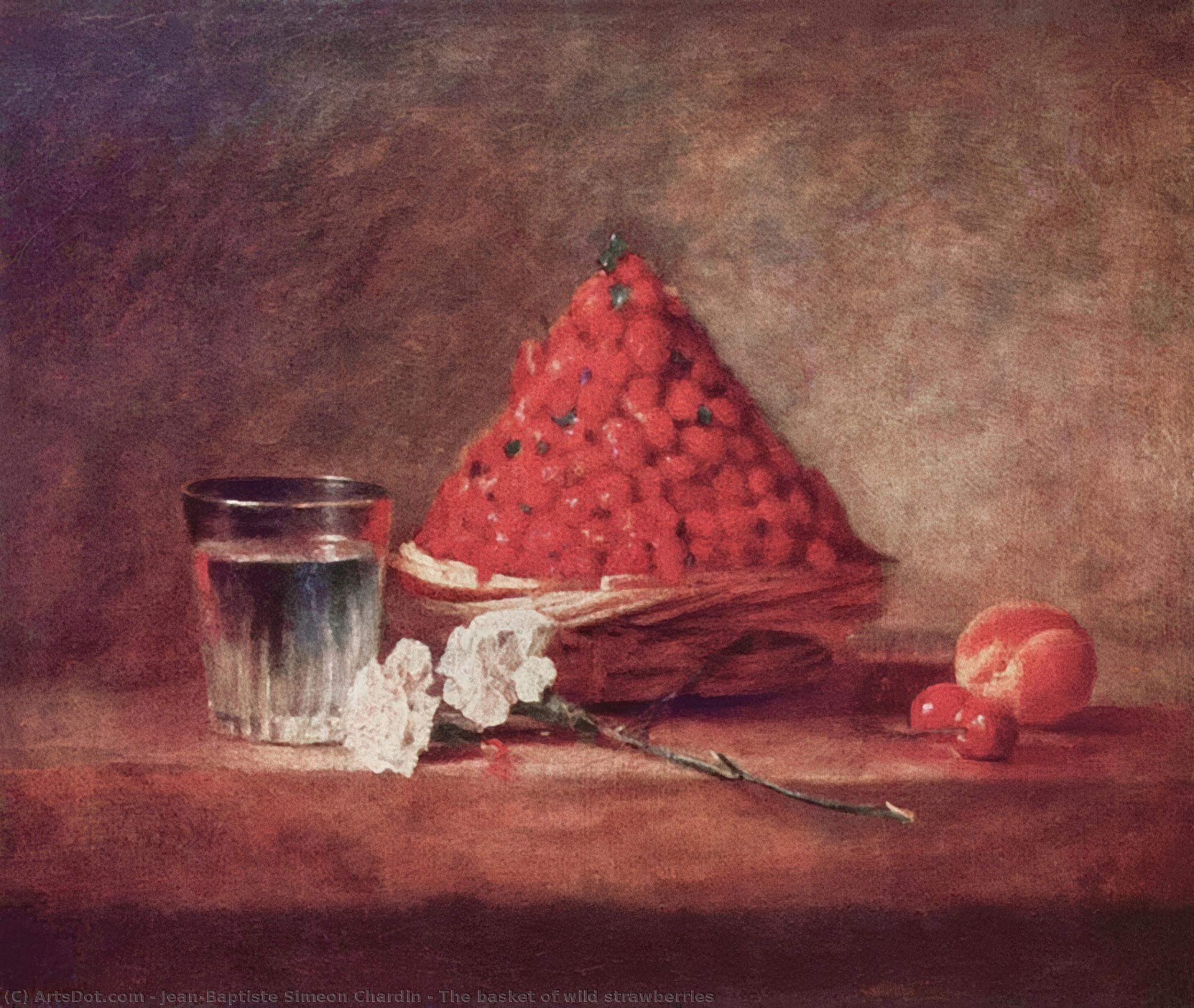 The Basket Of Wild Strawberries — Jean-baptiste-siméon Chardin