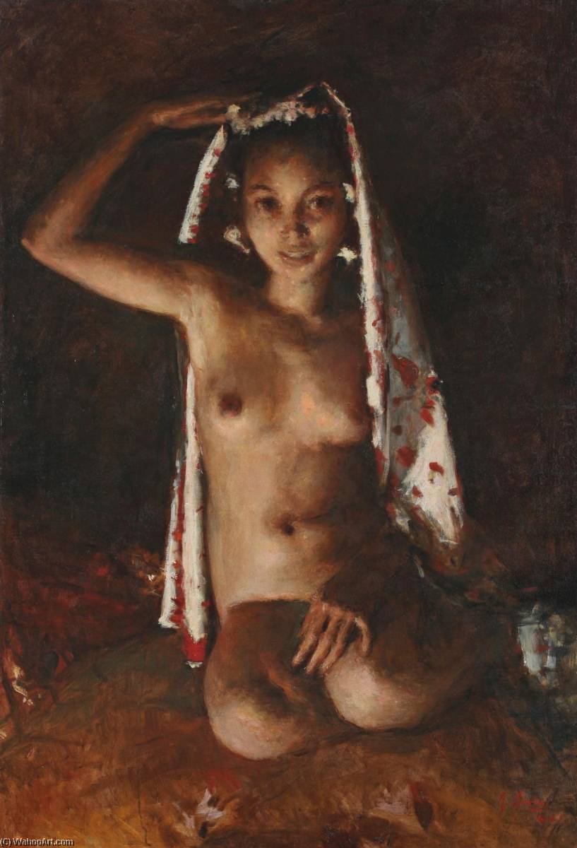 Portrait Of A Nude — Romualdo Frederico Locatelli