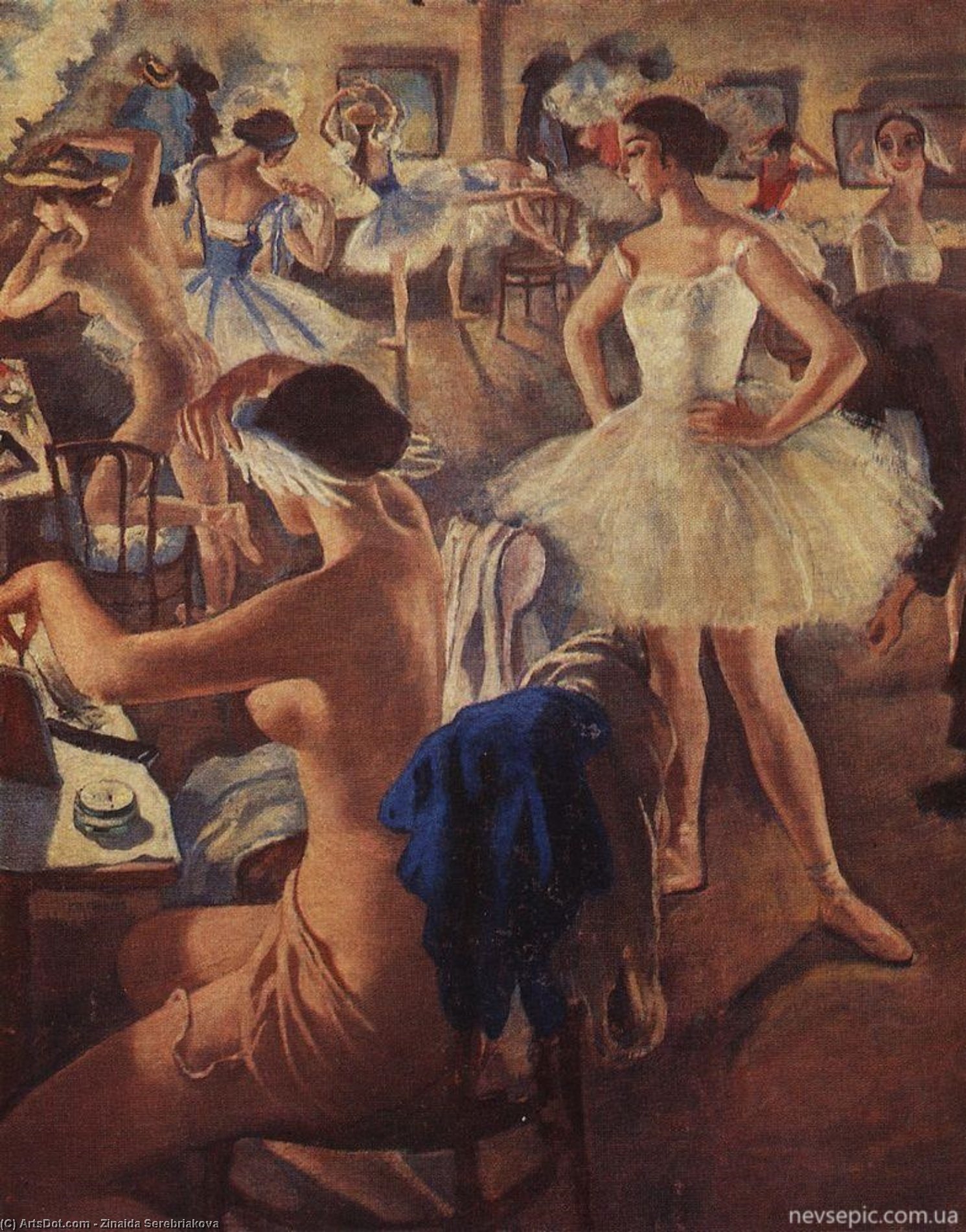 In The Dressing Room Ballet (swan Lake) — ゼナイダ・セリブヤコワ