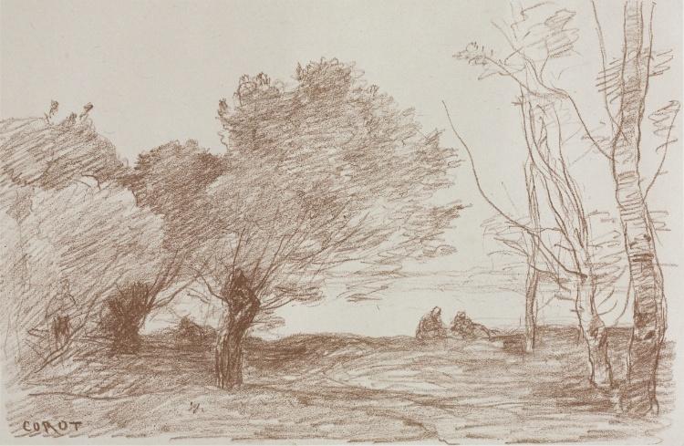 Willows And Poplars — Jean-baptiste-camille Corot