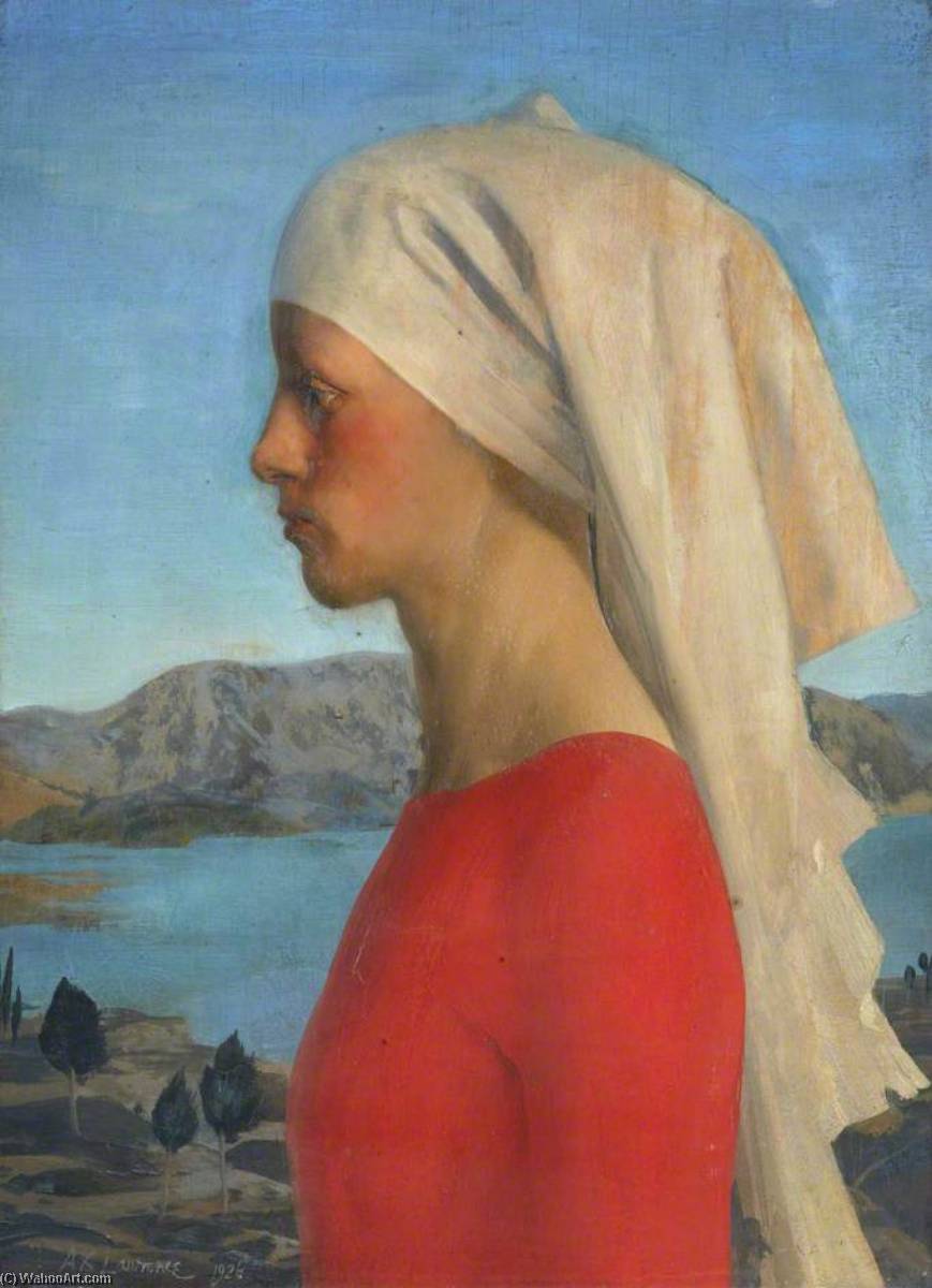 Head Of An Italian Girl — Alfred Kingsley Lawrence