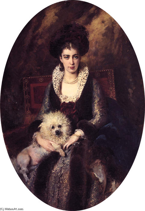 Portrait Of The Artist's Wife — Konstantin Yegorovich Makovsky