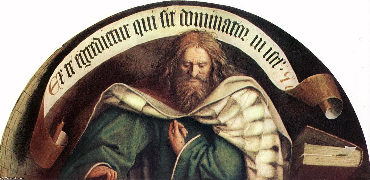 Der Prophet Micheas Vom Gents Kapellenaltar — Jan Van Eyck