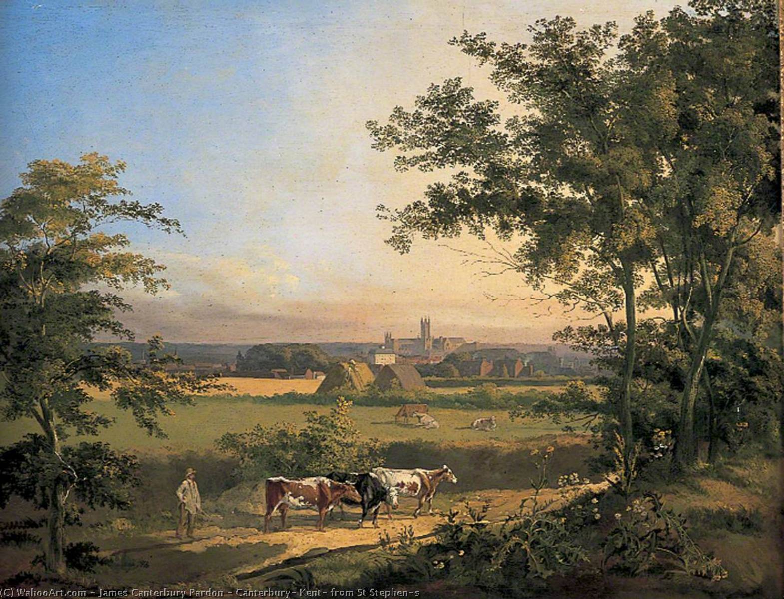Canterbury, Kent, From St Stephen's — James Canterbury Pardon