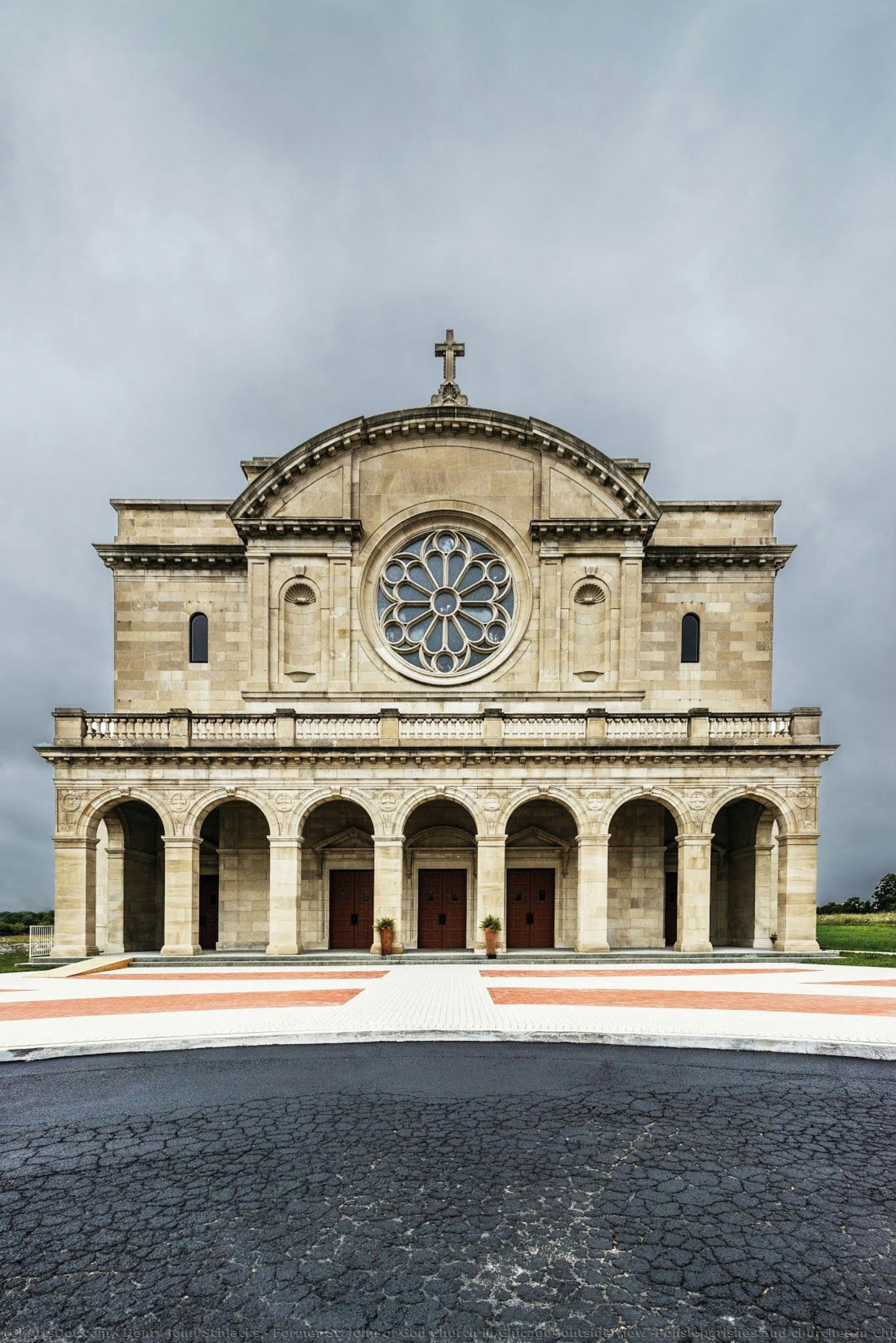 Former St. John Of God Church In Chicago, Outside View [polish Parishes And Churches In Chicago] — Henry John Schlacks