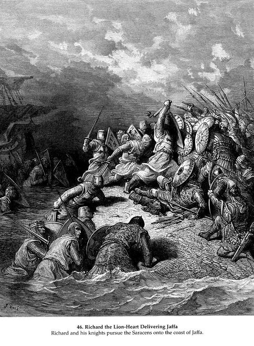 Richard I The Lionheart Delivering Jaffa — Paul Gustave Doré
