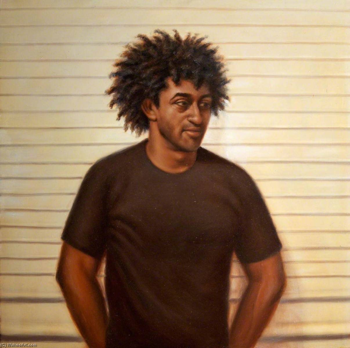 Portrait Of An Unknown Man With Short Dreadlocks — Mohamed Hamza