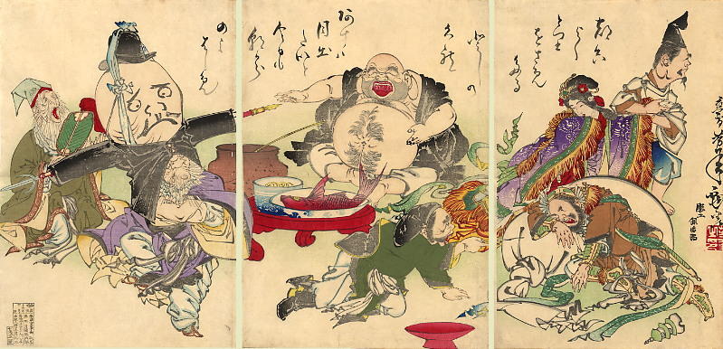 The Seven Lucky Gods — Tsukioka Yoshitoshi