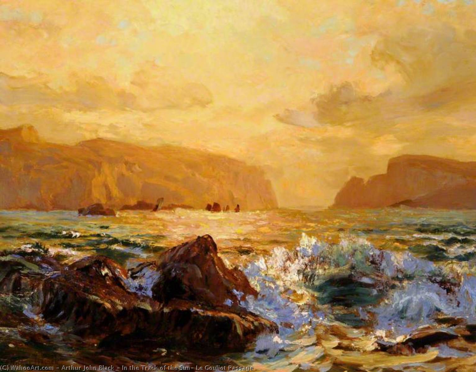 In The Track Of The Sun, Le Gouliot Passage — Arthur John Black
