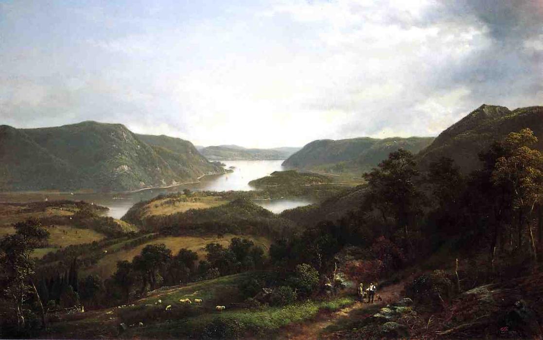 The Hudson River From Fort Montgomery — Дэвид Джонсон