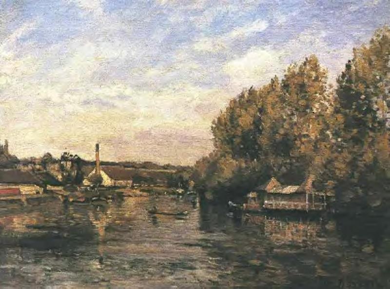 The Froggybog At Bougival — Camille Pissarro