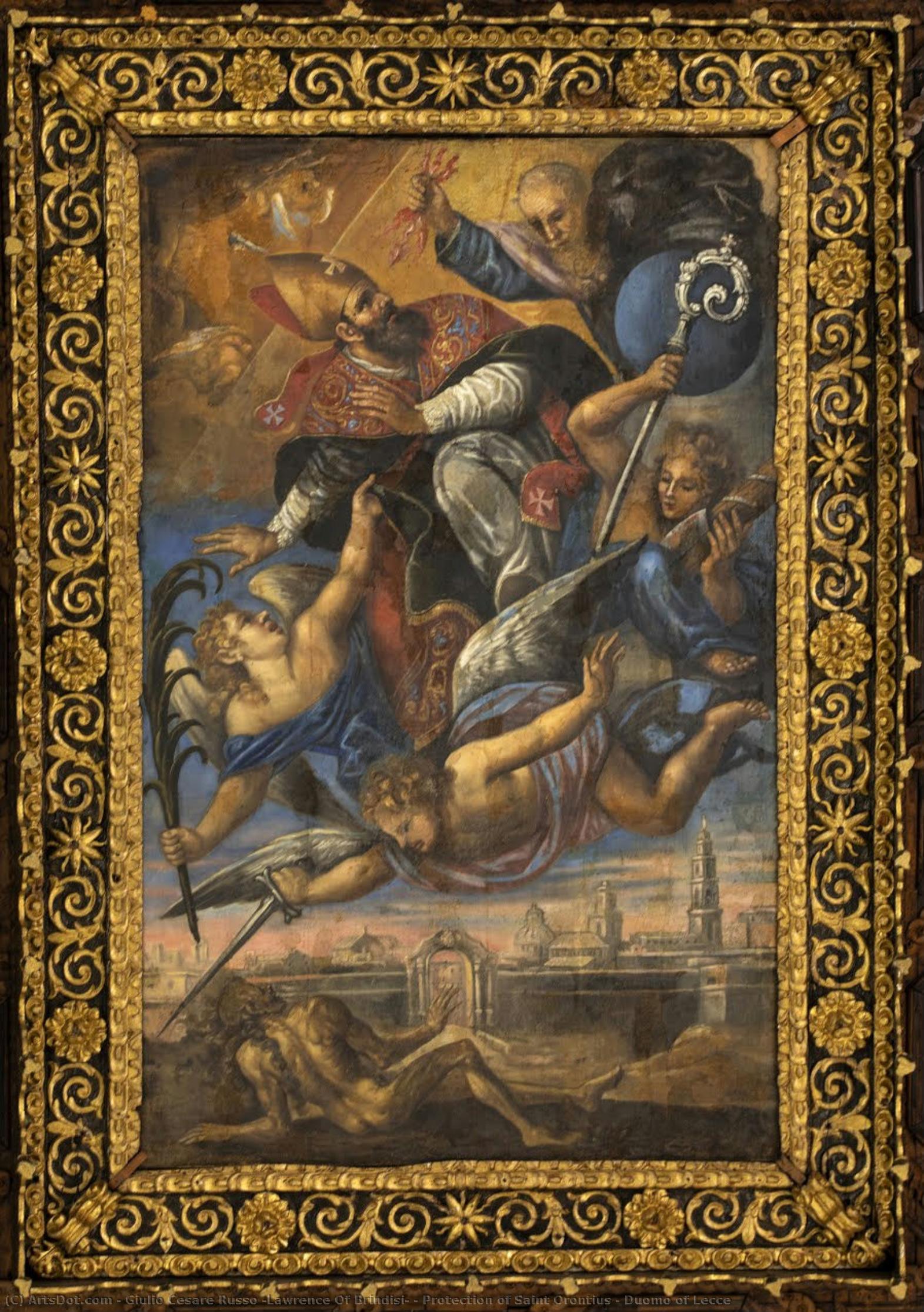 Protection Of Saint Orontius - Duomo Of Lecce — Giulio Cesare Russo (lawrence Of Brindisi)