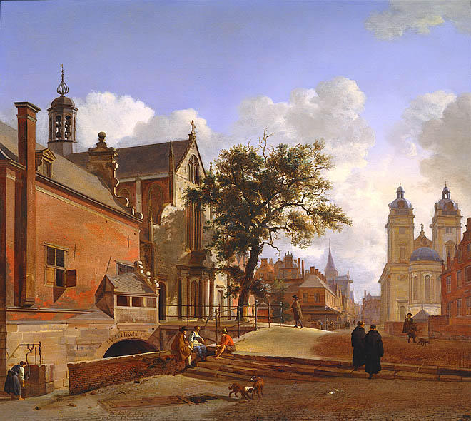 Church Of Jesus Landscape — Jan Van Der Heyden