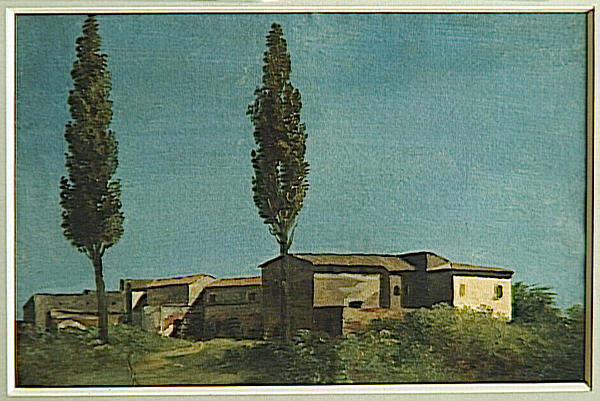 A La Villa Farnese Les Deux Peupliers — ピエール＝アンリ・ド・ヴァランシエンヌ